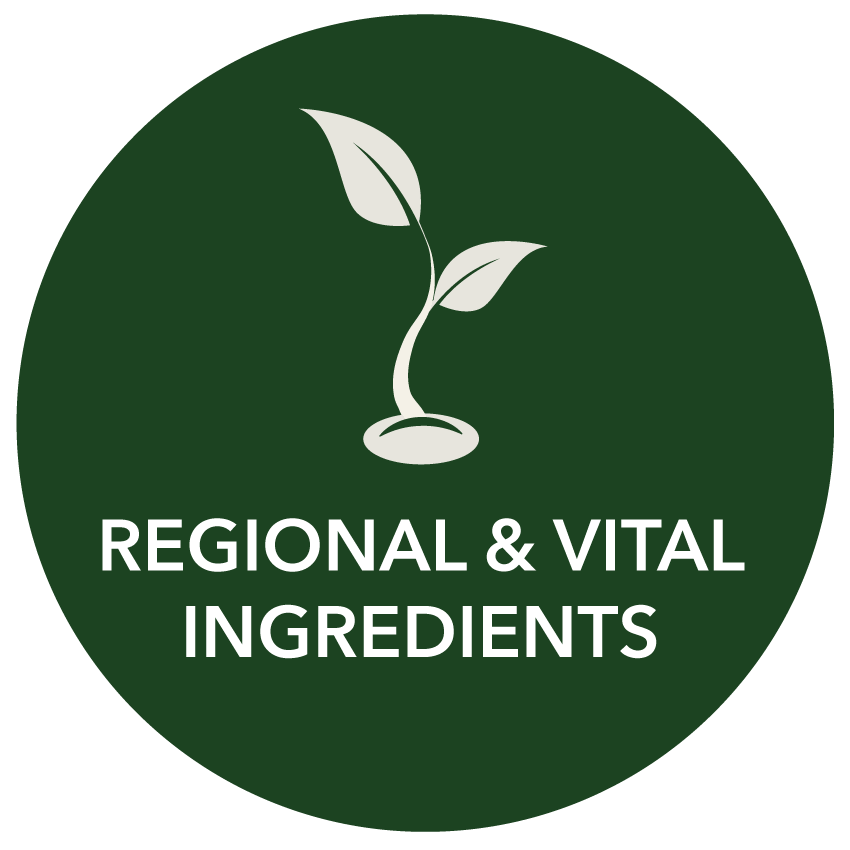 Regional and vital ingredients